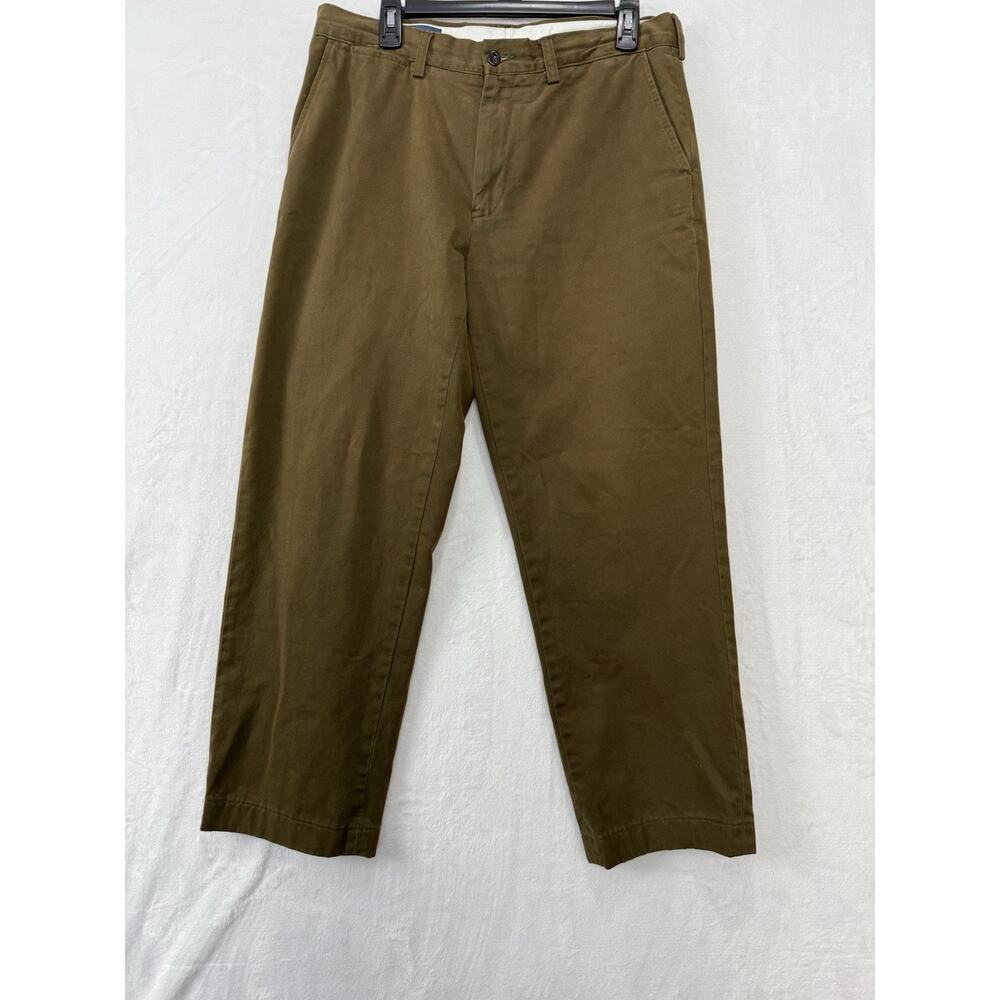 Vintage Polo Ralph Lauren Classic Fit Men's Chinos Brown Preppy Casual 34x32